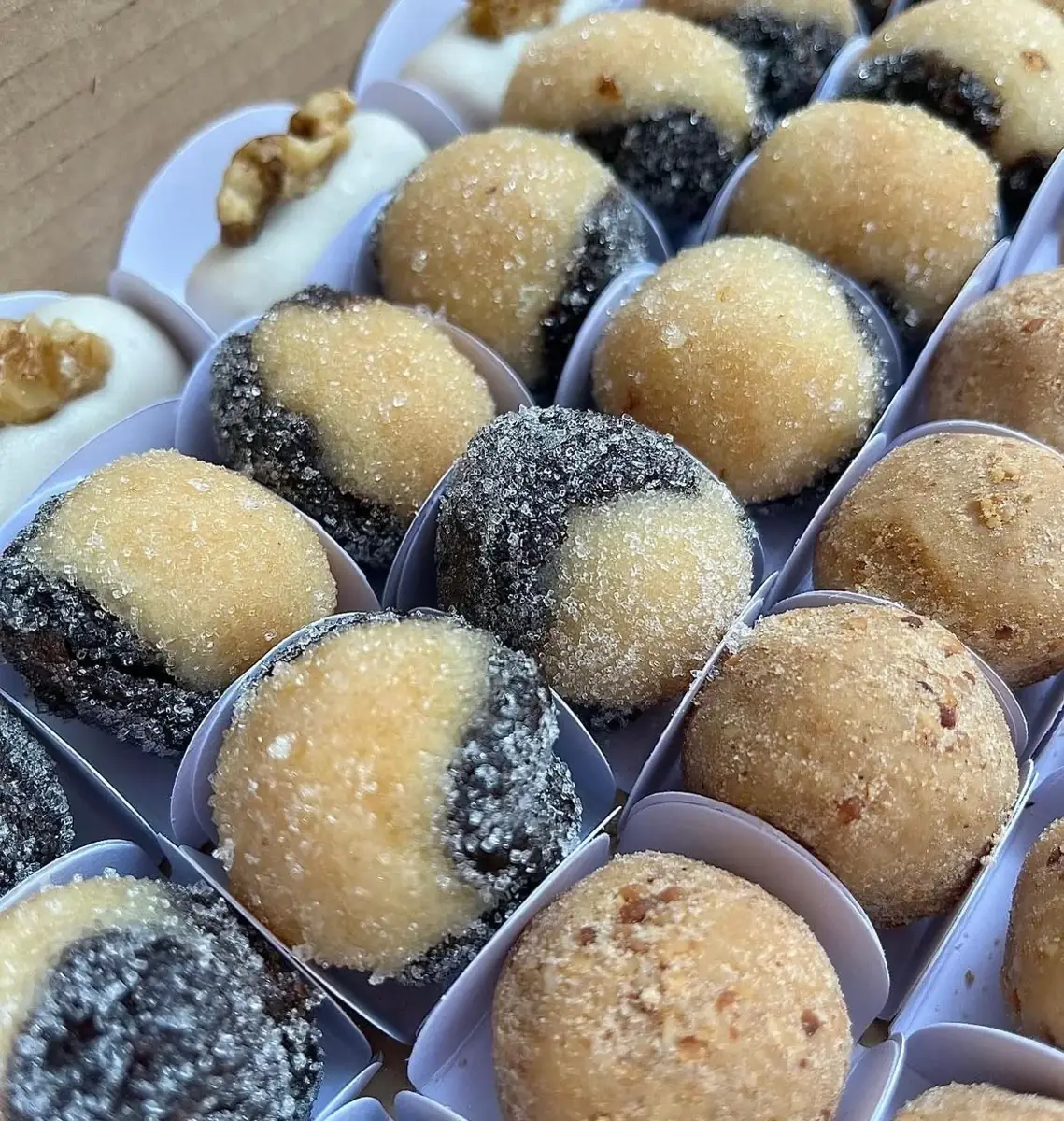 Brigadeiro de olho de sogra